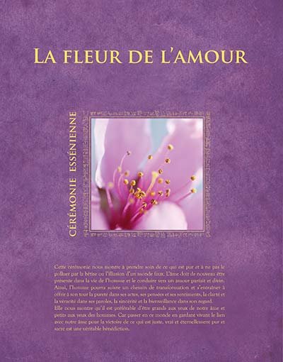 La fleur de l’amour - Cérémonie