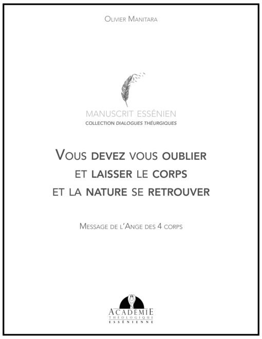 Vous devez vous oublier et laisser le corps et la nature se retrouver-2020-07-26