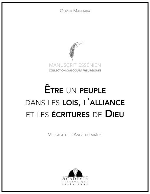 Être un peuple dans les lois, l’alliance et les écritures de Dieu-2021-01-09