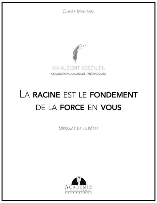 La racine est le fondement de la force en vous - 2020-02-26