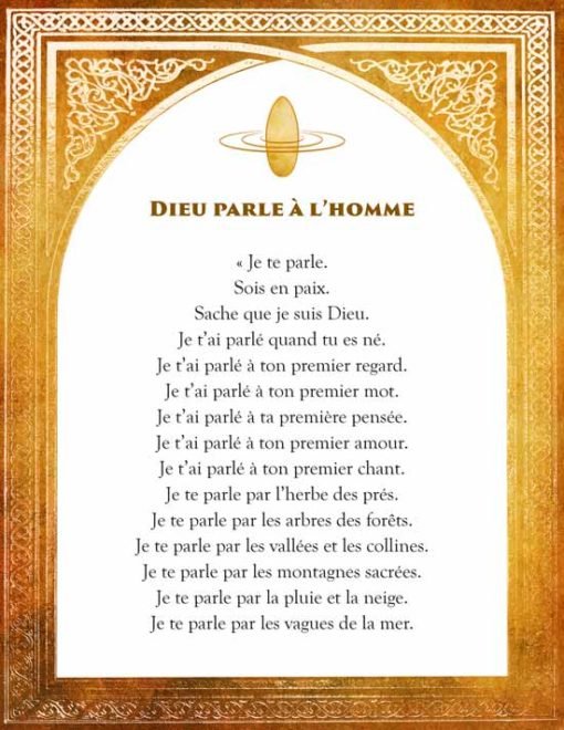 Prière - Dieu parle à l'homme