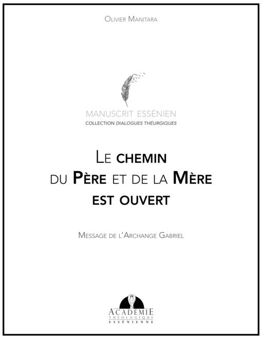 Le chemin du Père et de la Mère est ouvert - 2022-01-09