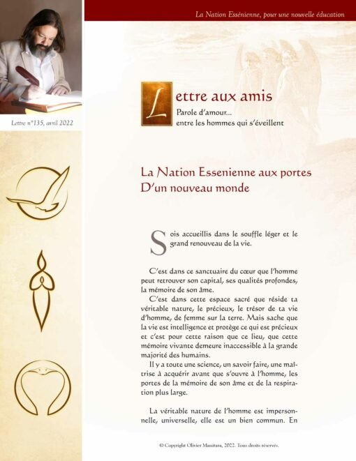 La Nation Essenienne aux portes d’un nouveau monde – 2022-04