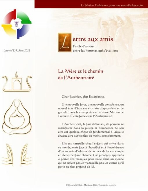 La Mère et le chemin de l’Authenticité – 2022-08